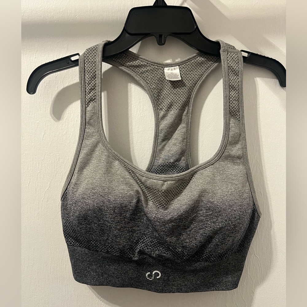 Gray Ombre Sports Bra